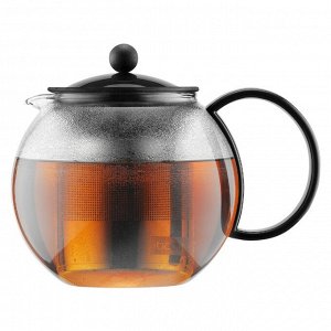 Чайник заварочный с прессом Assam 0.5 л. чёрный