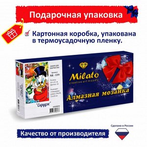 NR-159 Картина (Скрудж) Алмазная мозаика 29.5x20.5см, 25 цветов