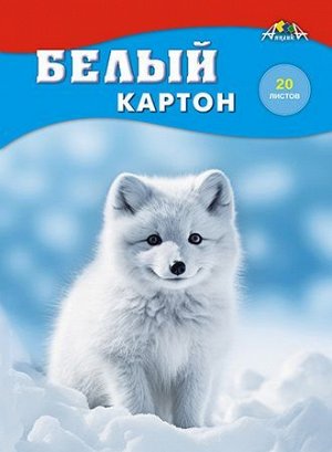 Набор картона белого А4  20л "Белый пушистик" С2621-10 АппликА {Россия}