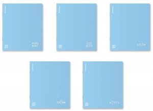 Тетрадь  48л клетка пластиковая обложка "CoverProBook Symbol" голубой 61956 ErichKrause {Россия}