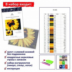 N-344 Картина (Контраст) Алмазная мозаика  28x19см, 24 цвета