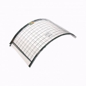 Арка садовая, 230x125x50 см, для вьющихся растений, металлическая, зелёная, «Сетка», Greengo