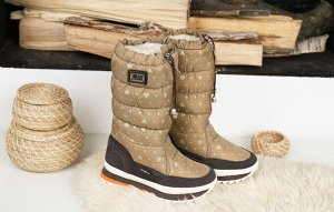 Сапоги женские KB694BG Beige Бежевый KING BOOTS Германия