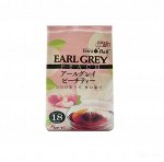 AVANCE Чай EARL GREY [черный c персиком,1.6г, 18 пак., 70г, Япония]
