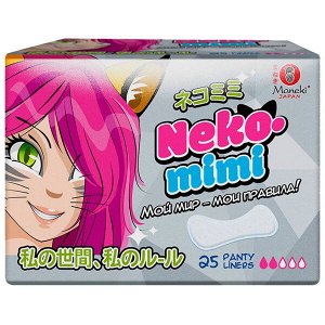 Maneki Прокладки гигиенические женские ежедневные, серия Neko-mimi, 155 мм, 25 шт./упа