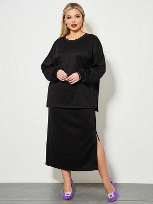 Костюм 0001-6а черный кристалл