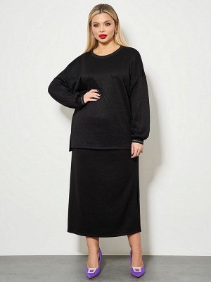 Костюм 0001-6а черный кристалл