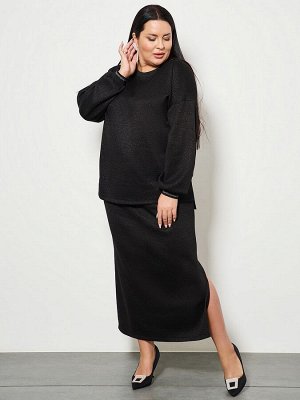 Костюм 0001-6а черный кристалл