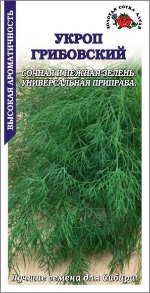 Укроп Грибовский ЦВ/П (СОТКА) 2гр раннеспелый