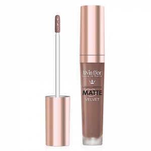 ALVIN D'OR LG-16M Жидкая губная матовая помада Matte Velvet 7 гр (тон 02)