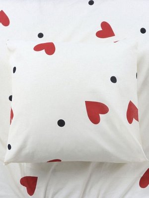 Постельное бельё "Этель" 2 сп First love 175*215 см, 200*220 см, 70*70 см -2 шт, бязь 125 г/м2, хл 100%