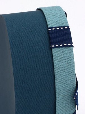 Набор подарочных коробок сердце 3 в 1, синий с бантом, 22x20x9; 18.5x17x7.5; 16x14x6 см