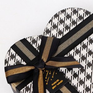 Набор подарочных коробок сердце 3 в 1, 22x20x9/19x17x7.5/16x13.5x6 см
