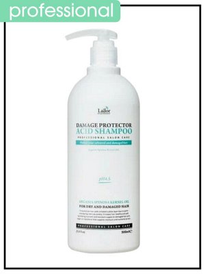 Шампунь для волос Слабощелочной с протеинами шелка Lador Damaged Protector Acid Shampoo, 900мл