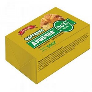 Маргарин Душечка (фольга) 60%, 500г