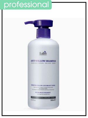 Шампунь для волос для устранения желтизны Lador Anti-Yellow Shampoo, 300мл