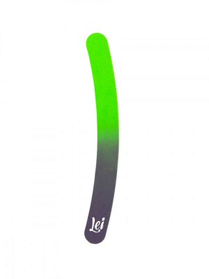 LEI 703230 Пилка Lei, шлифовочная, деревянная основа, бумеранг, зеленая