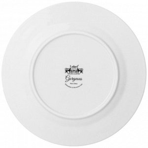 Обеденный фарфоровый сервиз LEFARD GORGEOUS на 4 персоны, Fine China, белоснежный рельеф, 1 шт.