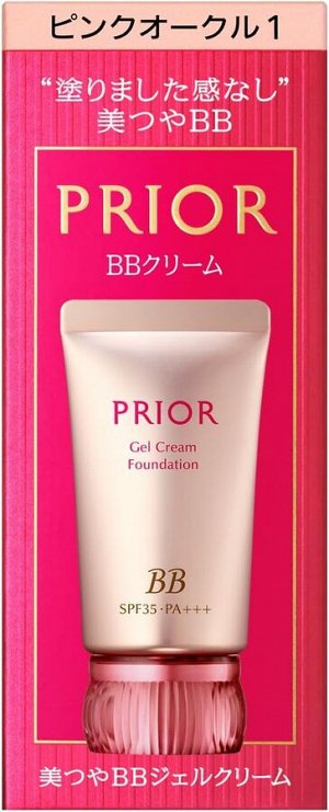 SHISEIDO Prior BB gel cream foundation - тональная основа с мягким сиянием и увлажнением