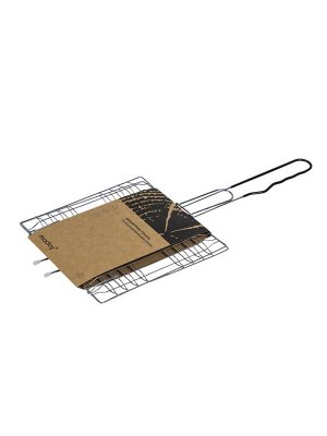 Решётка - гриль универсальная maclay, 21x21 см, хромированная сталь, для мангала