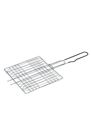 Решётка - гриль универсальная maclay, 21x21 см, хромированная сталь, для мангала