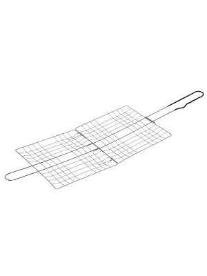 Решётка - гриль универсальная maclay, 21x21 см, хромированная сталь, для мангала