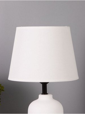 Лампа настольная RISALUX «Никс», 1x40 Вт Е27, белый, 20x20x30 см