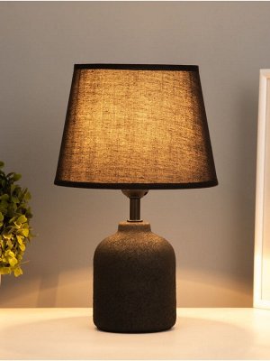 Лампа настольная RISALUX «Никс», 1x40 Вт Е27, черный, 20x20x30 см