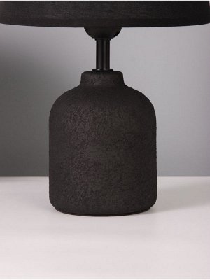 Лампа настольная RISALUX «Никс», 1x40 Вт Е27, черный, 20x20x30 см