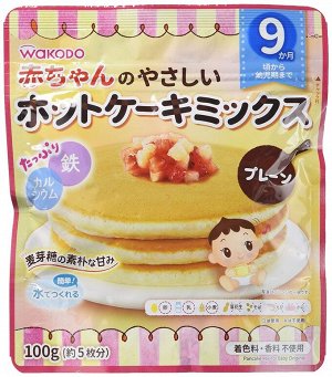 WAKODO Baby Friendly Hot Cake Mix Set - смесь для панкейков для детей от 9 месяцев набор из 4 шт