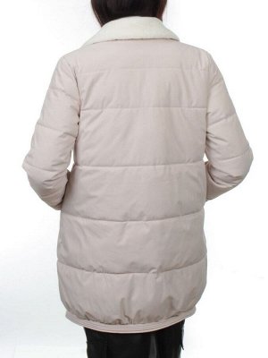 S24-236 BEIGE Куртка демисезонная женская (100 гр. холлофайбер)