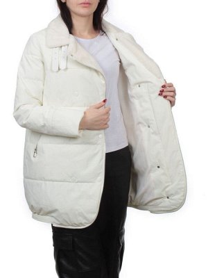 S24-236 MILK Куртка демисезонная женская (100 гр. холлофайбер)