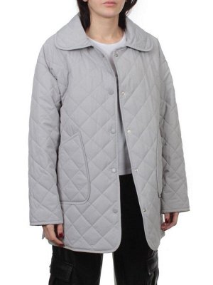 H24-003 GRAY Куртка демисезонная женская (100 гр. холлофайбер)