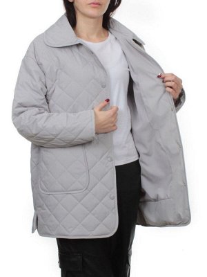 H24-003 GRAY Куртка демисезонная женская (100 гр. холлофайбер)