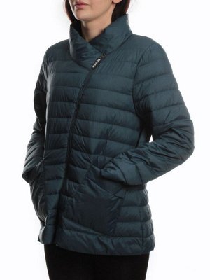 K-635 DK. TURQUOISE Куртка демисезонная стеганая женская (70 гр. холлофайбер)
