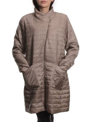K-532 BEIGE Куртка демисезонная стеганая женская (70 гр. холлофайбер)