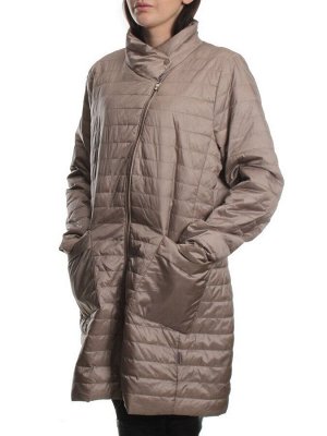 K-532 BEIGE Куртка демисезонная стеганая женская (70 гр. холлофайбер)