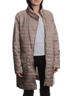 K-532 BEIGE Куртка демисезонная стеганая женская (70 гр. холлофайбер)