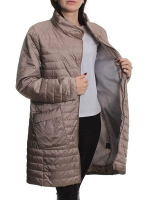 K-532 BEIGE Куртка демисезонная стеганая женская (70 гр. холлофайбер)