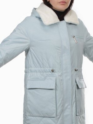 M24-096 BLUE Куртка демисезонная женская (100 гр. холлофайбер)