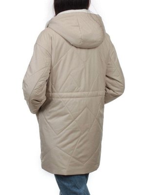 M24-096 BEIGE Куртка демисезонная женская (100 гр. холлофайбер)