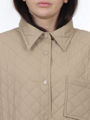 H24-018 BEIGE Куртка демисезонная женская (100 гр. холлофайбер)