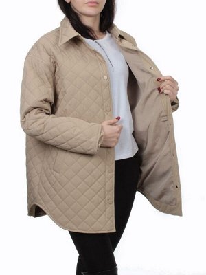 H24-018 BEIGE Куртка демисезонная женская (100 гр. холлофайбер)