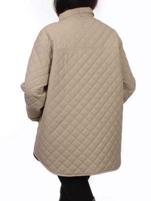 H24-018 BEIGE Куртка демисезонная женская (100 гр. холлофайбер)