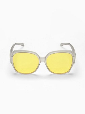 Очки для водителя, антиблик, антифары, uv 380, ширина 15.3 см, желтая линза
