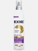 EXXE Мусс для укладки волос Объёмные локоны, 250мл степень фиксации 4 экстрасильная