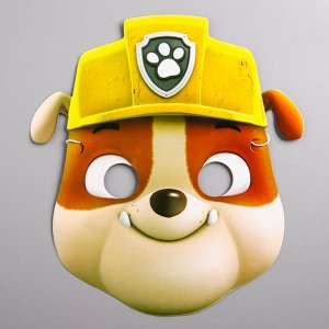 Щенячий патруль. Маска карнавальная «Крепыш», 22,1 х 24,4 см, PAW Patrol