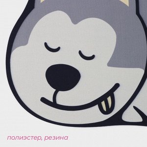 Коврик для дома Доляна «Хаски», влаговпитывающий, 59х39 см