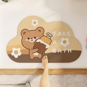Коврик для дома Доляна Take a Bath, влаговпитывающий, 50x80 см