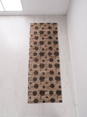 Коврик плетеный из листьев банана, 200х70х0,7 см